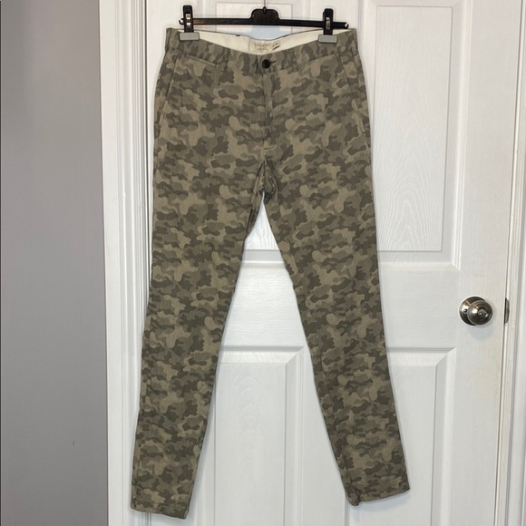 CLUB MONACO Camo Connor Modern Slim Fit Pants size 31/32 - Picture 7 of 14